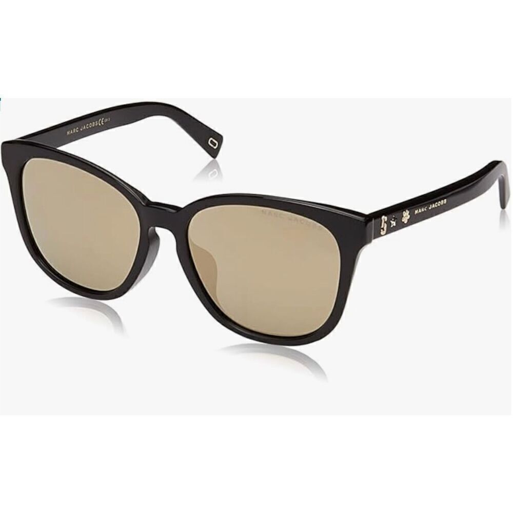 New! Marc Jacobs Mirrored Black Sunglasses
